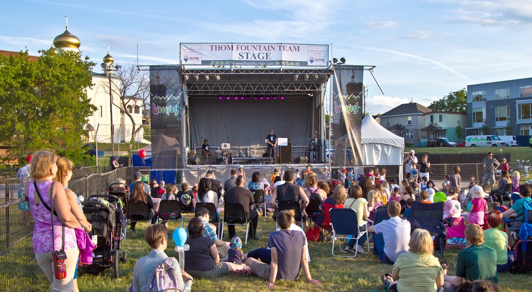 Westfest Thom Fountain Stage